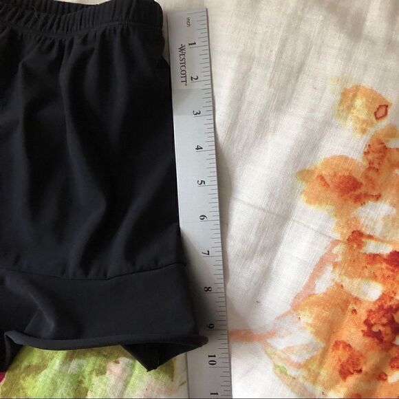 Aqua Green Size Medium Black Swim Skirt - Picture 5 of 5